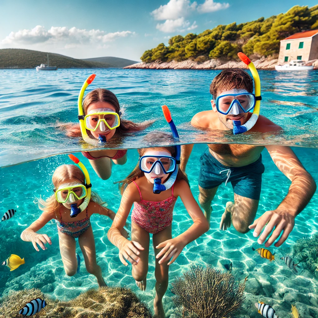 Schnorcheln lernen für Kinder, Learn to snorkel for children